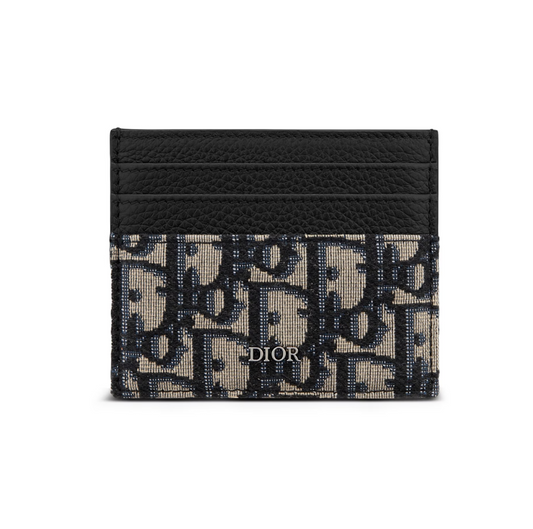 Dior Oblique Jacquard Kartenetui