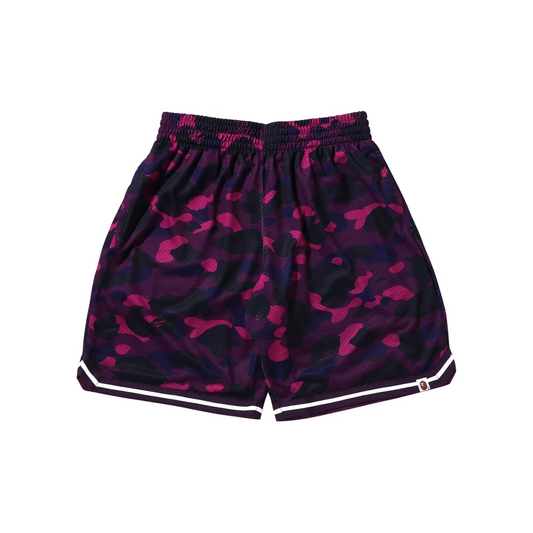 BAPE Color Camo Wide Fit Basketball Shorts 'Purple'