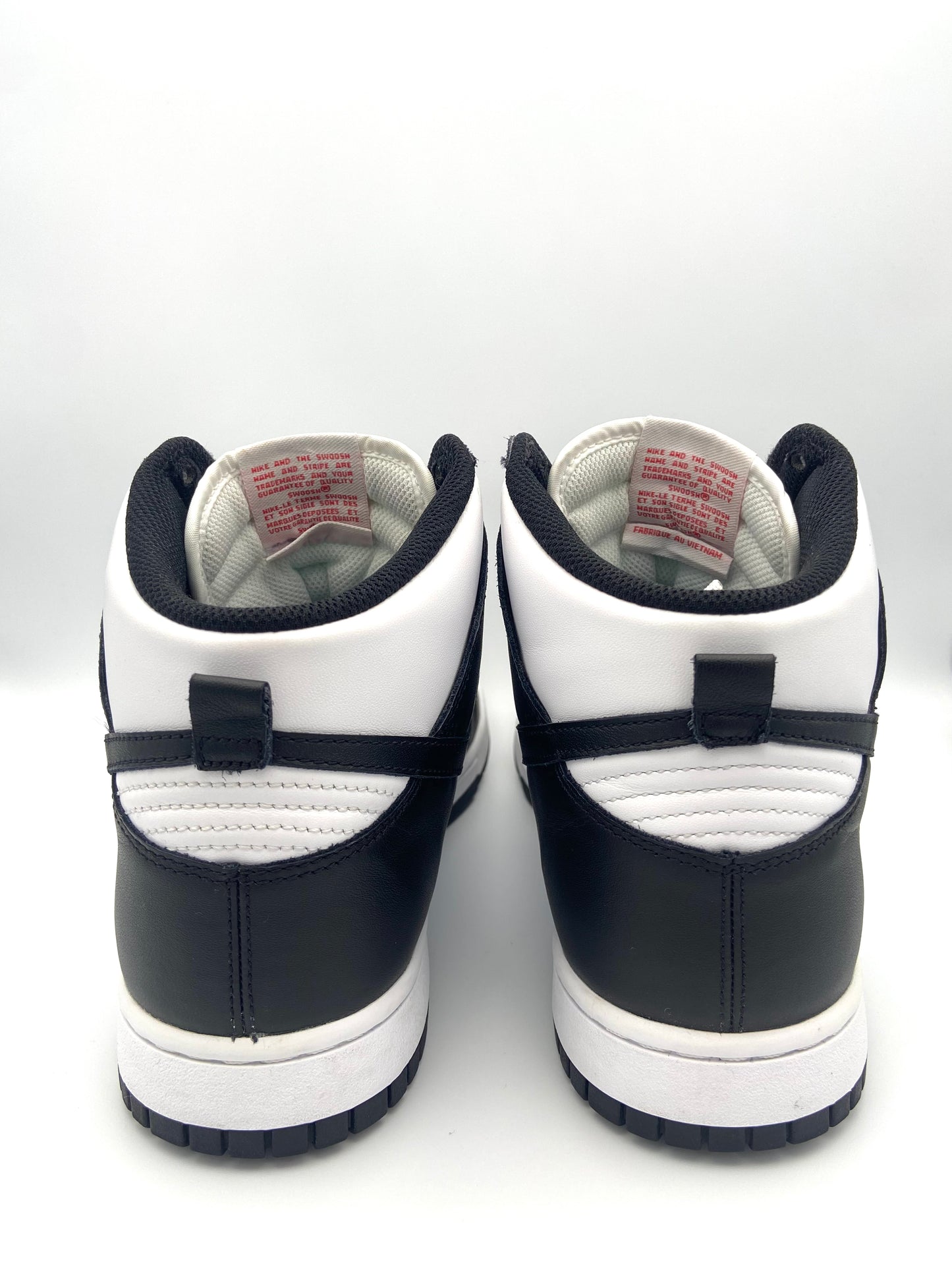 Nike Dunk High Black White - Red Label (used)